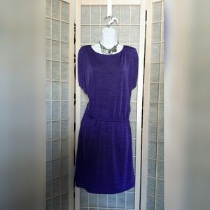 THE LIMITED DRESS PURPLE BLACK BLOUSON MEDIUM